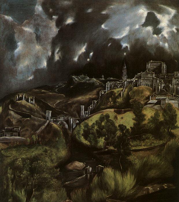 El Greco View of Toledo Germany oil painting art